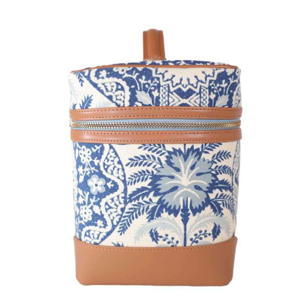 Spartina 449 Travel Accessory Train Case - Peeples Song Park Palms - Blue - NWT - Picture 6 of 7